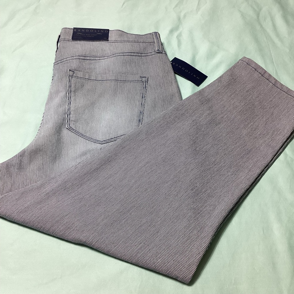 Bandolino Ladies Thea Hi Rise Crop Ultra Stretch Leggings NWT